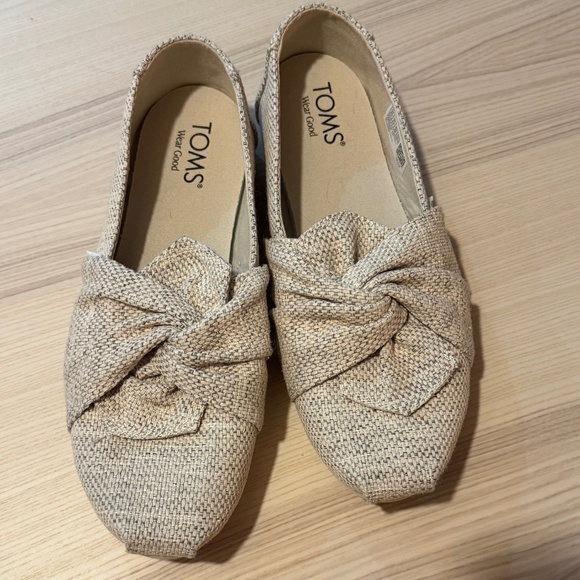 Toms Alpargata Classic; Fog Beachside Woven - Size 8.5 - Picture 4 of 9